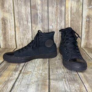 Converse CT All Star Black Monochrome Canvas Classic Hight Top Unisex M/7 W/9